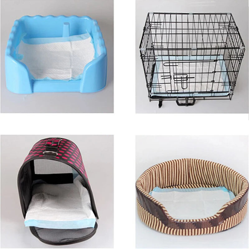 Super Absorbent Pet Diaper Dog Training Pee Pads Disposable Healthy Nappy Mat For Cats Cage Mat