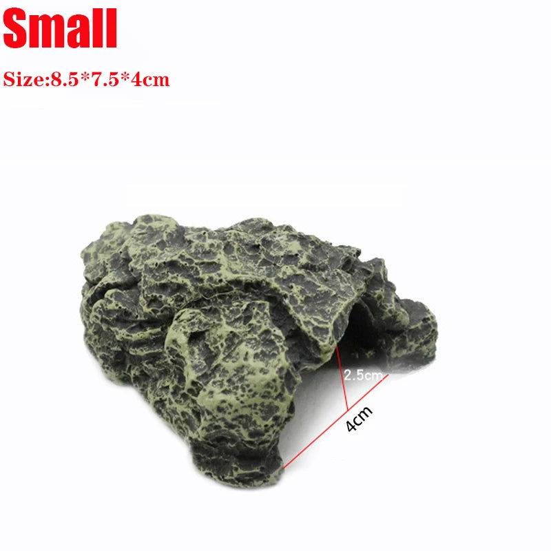 Reptile Hiding Cave Rest Cave Reptiles House Habitat Aquarium Landscaping Terrarium Decor