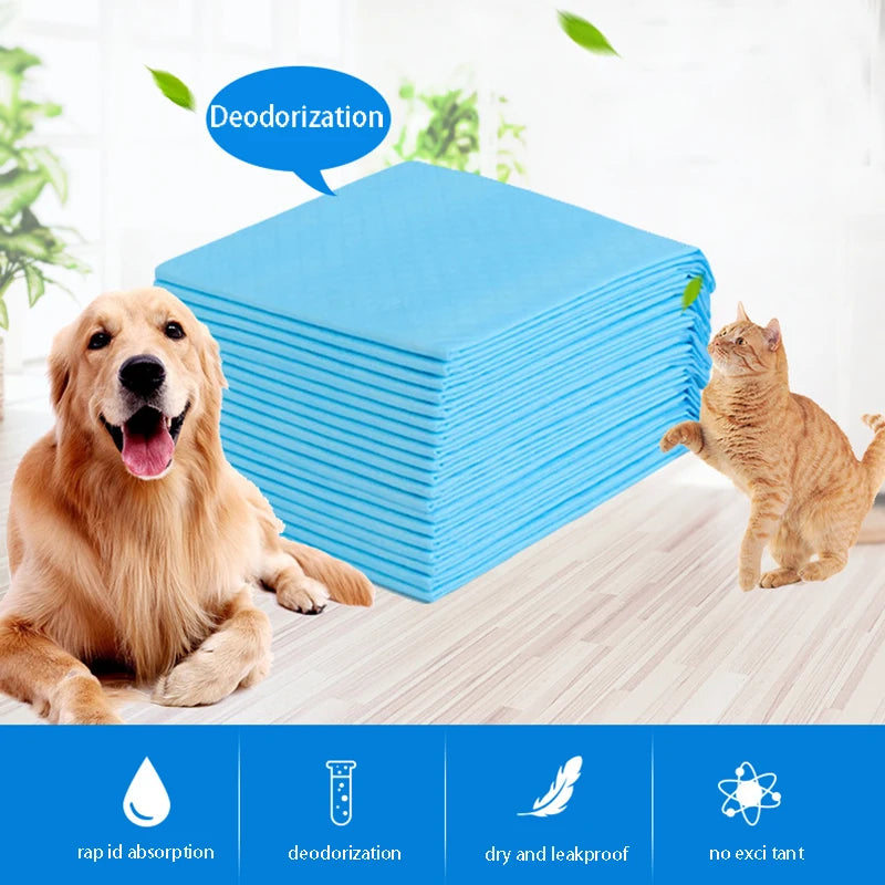 Super Absorbent Pet Diaper Dog Training Pee Pads Disposable Healthy Nappy Mat For Cats Cage Mat