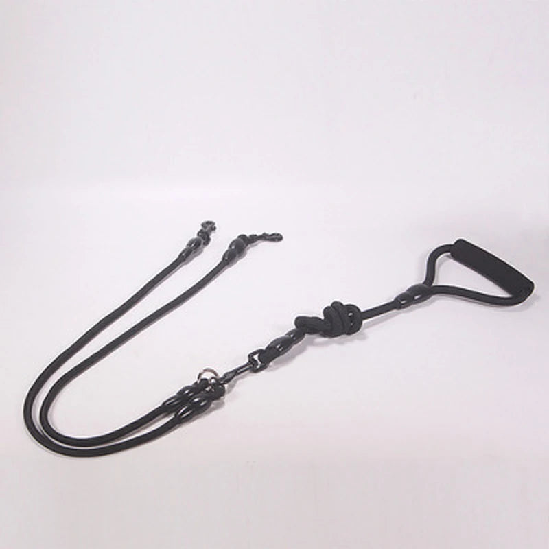 Pet Dog Leash Nylon Rope Double Dogs Leash 2 Way Coupler Walk Two and More