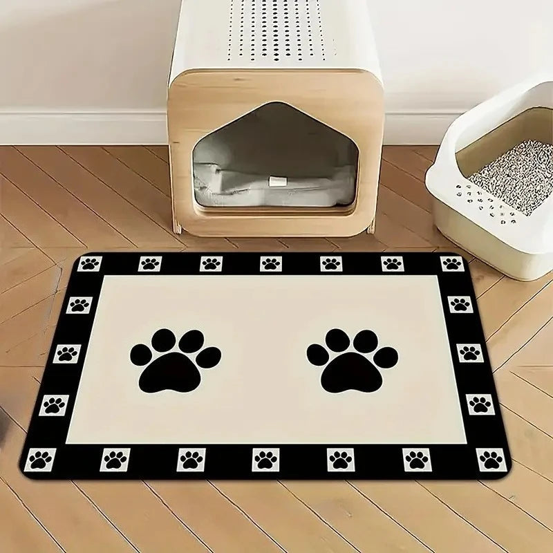 Pet supplies mat cat dog Feeding Mat Pet Placemat for Food Water Bowl with Waterproof Quick-drying diatom ooze floor mat