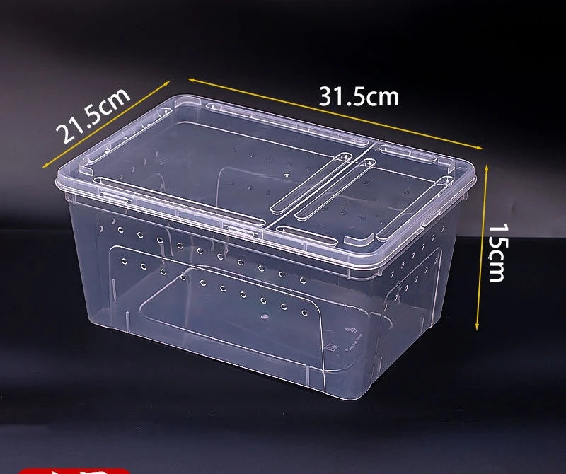 Reptile Box Terrarium  Tank Cage Portable Habitat Enclosure