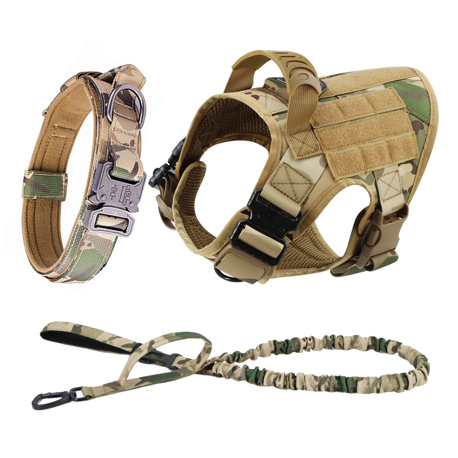 Harness And Leash Set Pet  Training Walking Vest Dog Harness And Collar For Medium Large Dogs