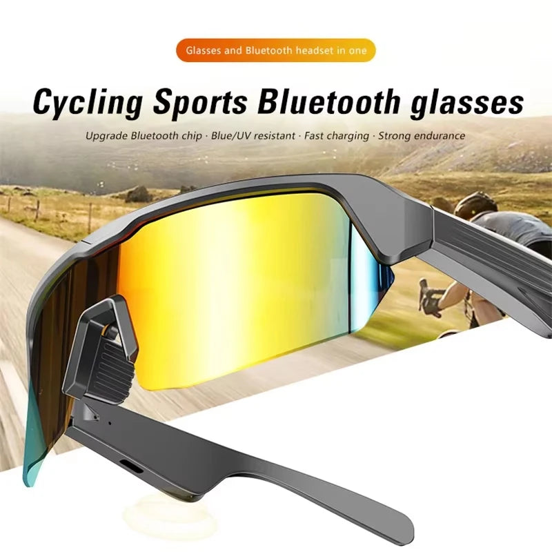Cycling Running Bluetooth Smart Glasses Technology Audio Call Remote Headset Sunglasses Sports Driving Music