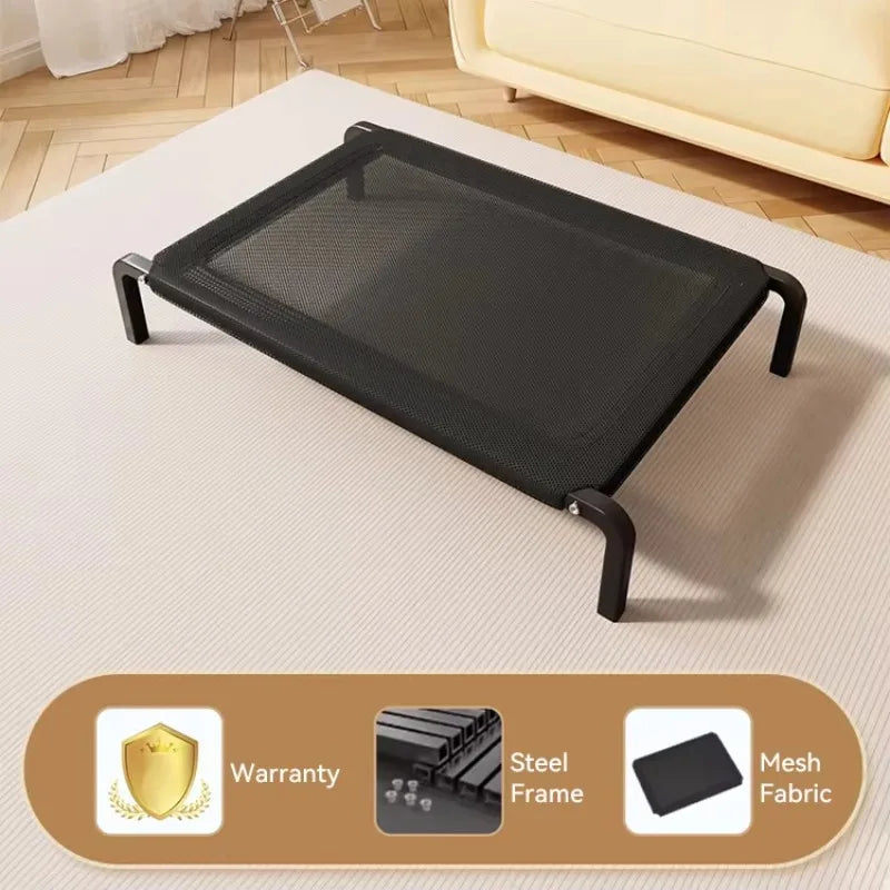 For Outdoor Home Use Elevated Big Dog Bed Convenient Carry Moisture Proof Non-Slip Large Bed Durable