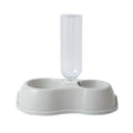 Pet Automatic Feeder Water Dispenser Dog Cat Food Bowl Raised Stand Double Dish Bowls for Cats Dogs