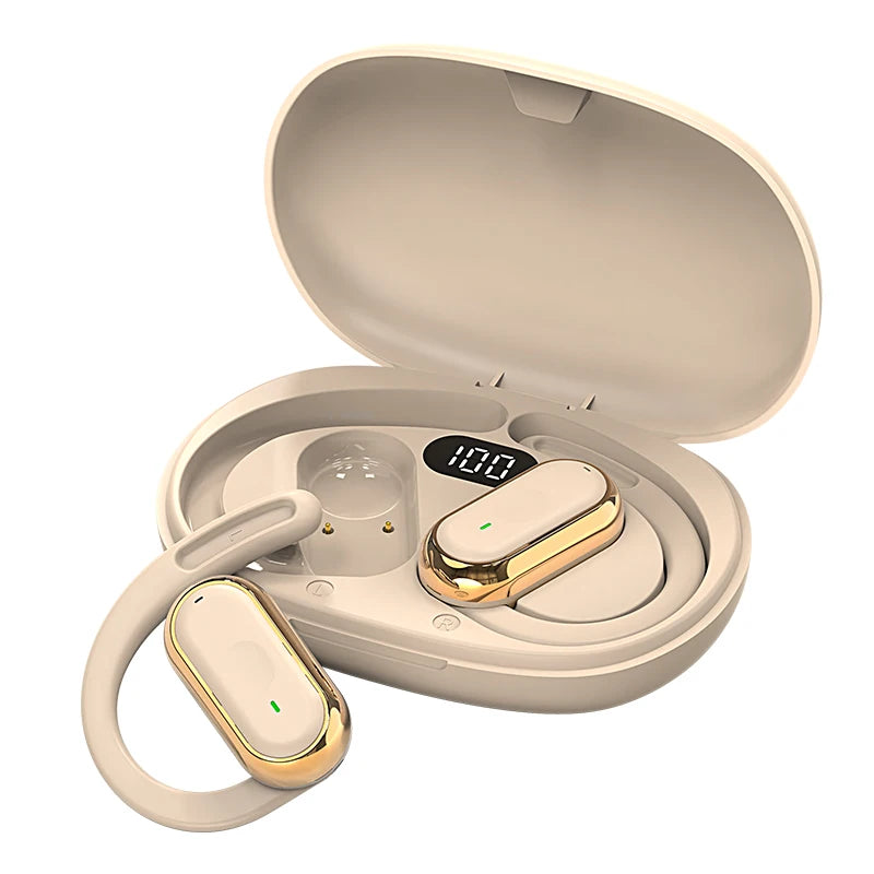 Wireless Headphone Bluetooth Headset Smart Adjustable Touch Sports Waterproof Earbuds Stereo Music Earphone For All Smartphone
