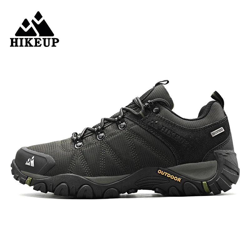 HIKEUP Non-slip Men Hiking Shoes Breathable Outdoor Wear Resistant Splashproof Climbing