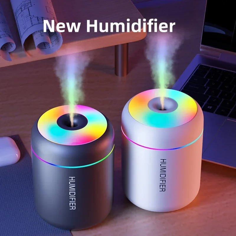 180ML Mini Air Humidifier USB Electric Aroma Diffuser Essential Oil Purifier Aromatherapy Mist Maker Lights For Home Bedroom