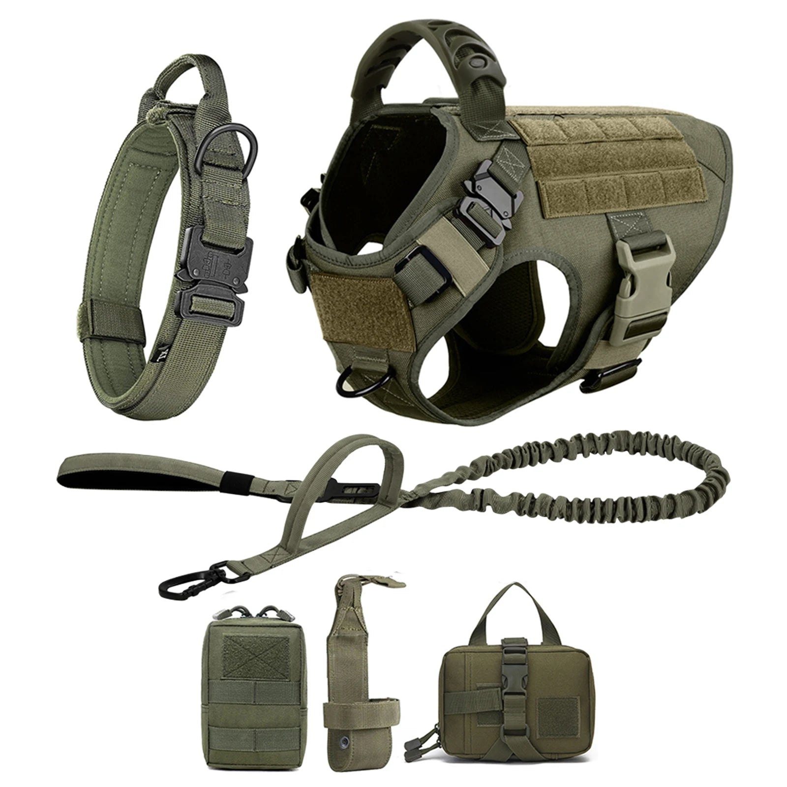 Harness And Leash Set Pet  Training Walking Vest Dog Harness And Collar For Medium Large Dogs