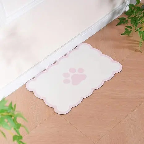 Pet supplies mat cat dog Feeding Mat Pet Placemat for Food Water Bowl with Waterproof Quick-drying diatom ooze floor mat