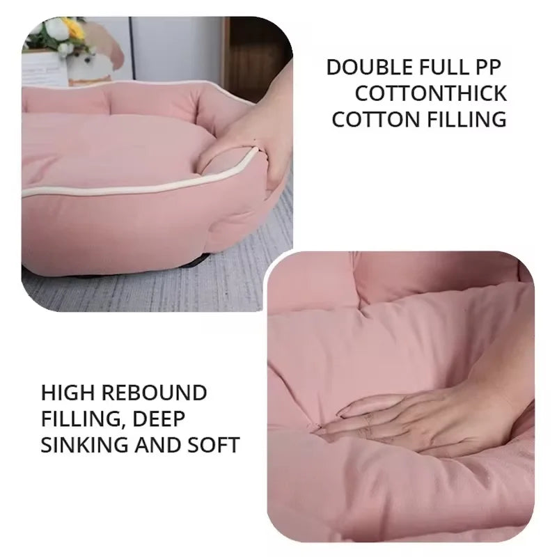 Pet Sofa Large Dog Bed Big Space Sofa Sleeping Mat Winter Warm Cushion