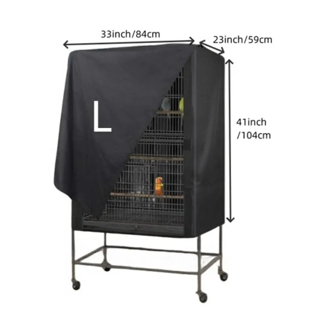 Bird Cage Cover Waterproof Dustproof Oxford Cloth Cage Cover Protective Bird Cage Two Handle Top Design Adjustable
