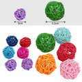 Pet Bird Toys Chewing Toys Bird Rattan Ball Toy Playing Toys 5pcs