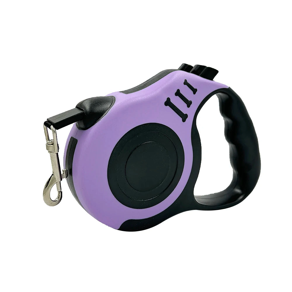 3m 5m Dog Leash for Small Dogs Cat Automatic Retractable Durable Nylon Lead Outdoor Travel Walking Hiking