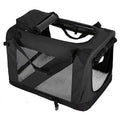 Dog Cage Car Kennel Outing Pet Luggage Car Travel Cage Folding Medium and Large