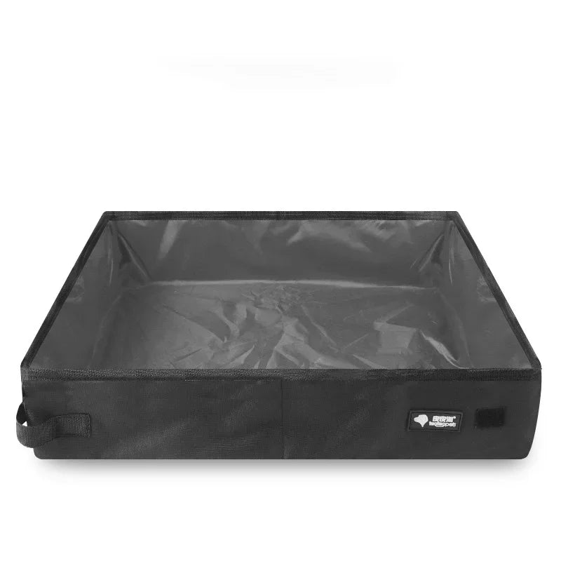 Portable Folding Travel Pet Litter Box Waterproof Outdoor Foldable Cat Litter Box