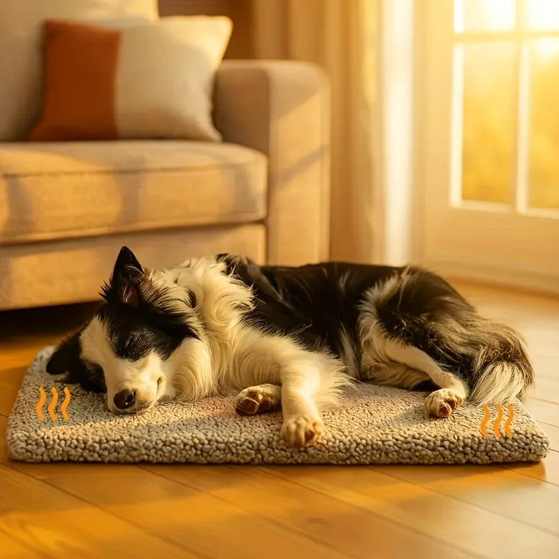 Winter Warming Pet Mattress, Super Warm Cat And Dog Pad, Washable And Non-Slip Mat, for Small to Large Dogs And Cats
