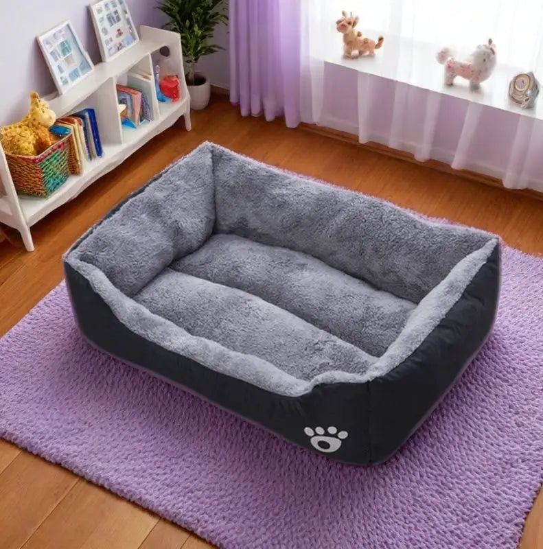 Cat Dog Bed Plush Sleeping Bed for Large, Medium and Small Dogs, Non-Slip and Bite-Resistant