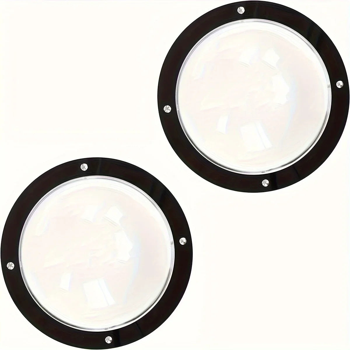 Pet Transparent Viewing Dome, Semi Circular Fence Window for Dogs and Cats, Outdoor Breathable Pet Access Door H0603