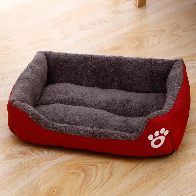 Cat Dog Bed Plush Sleeping Bed for Large, Medium and Small Dogs, Non-Slip and Bite-Resistant
