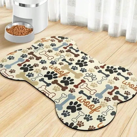 Pet supplies mat cat dog Feeding Mat Pet Placemat for Food Water Bowl with Waterproof Quick-drying diatom ooze floor mat