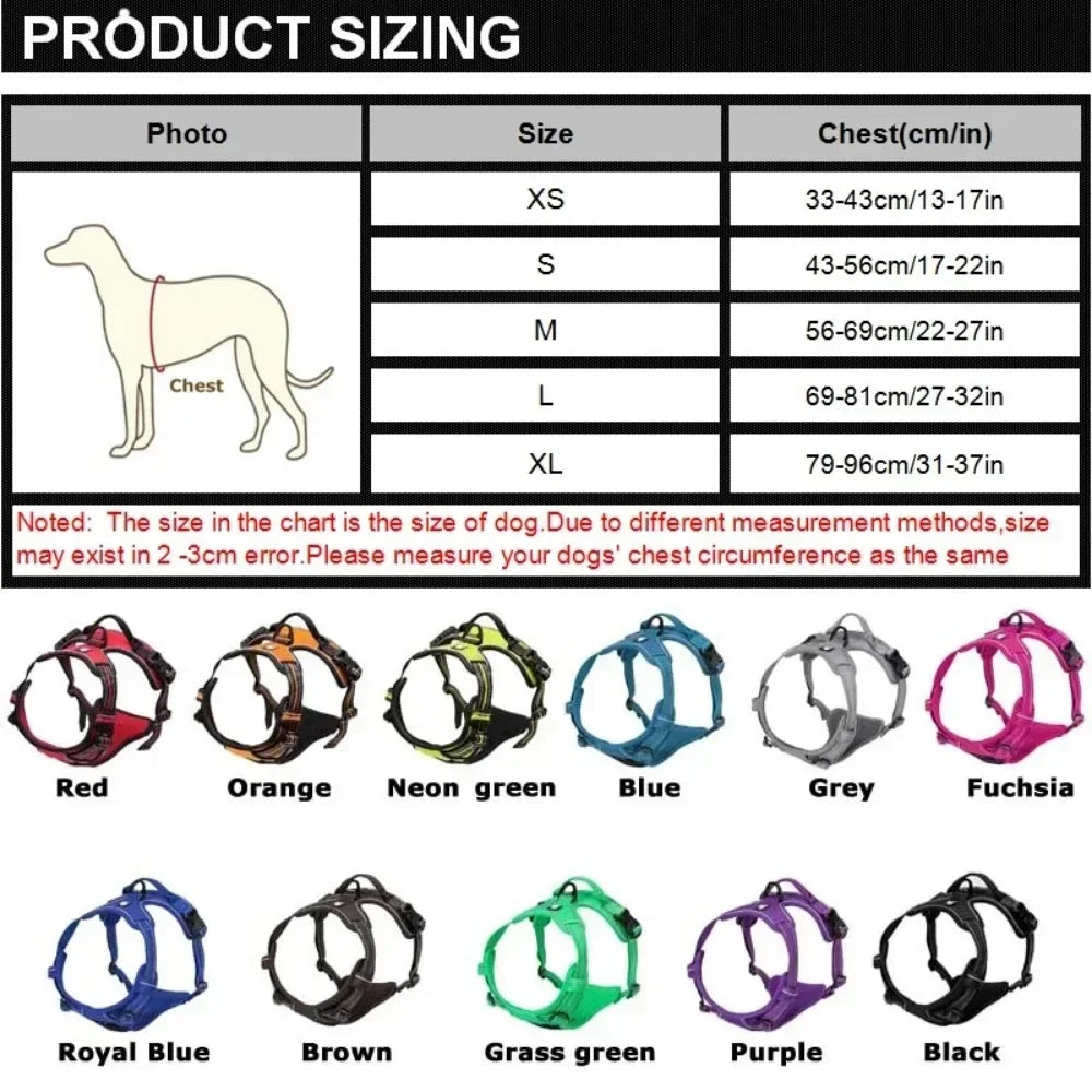 Reflective Adjustable Breathable Vest Chest Strap for Small Medium Large Dogs Pet Harness Cat