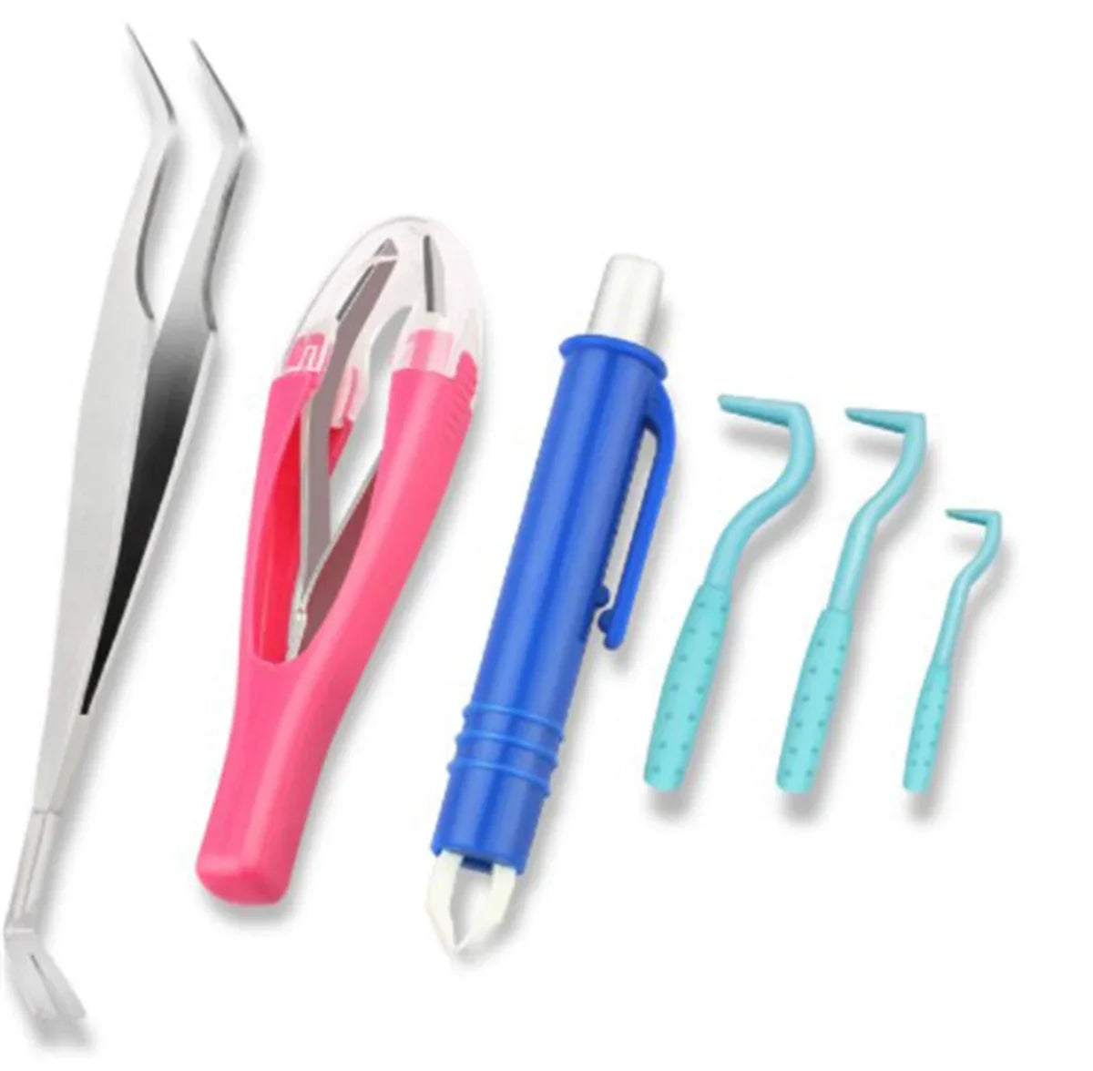 Pet Tick Removal Kit Easy To Use Flea Get Rid of Hook Tweezers Pliers Mite Extractor Dogs Cats