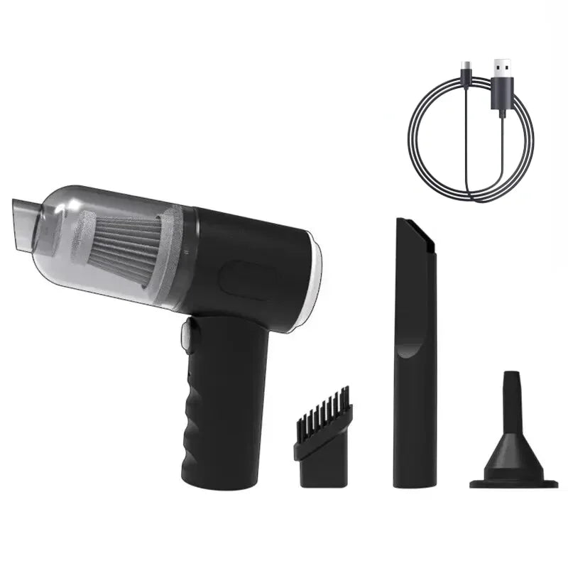 9000Pa Wireless Car Vacuum Cleaner USB Charging 1200mAh Portable Mini Wet and Dry Vacuum Cleaner