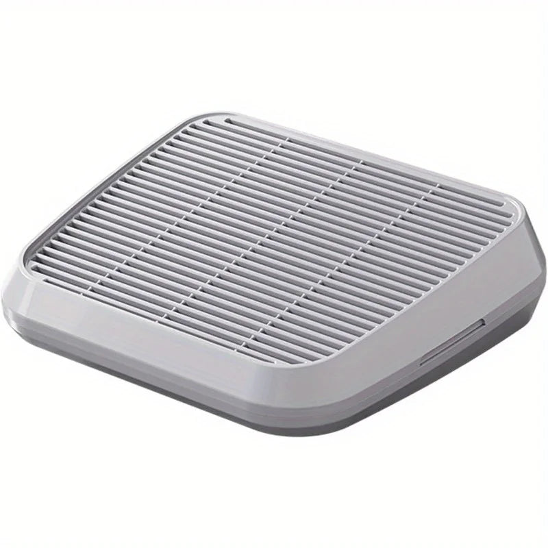 Non-Slip Cat Litter Box Ramp with Washable Trapping Grids & Double Layer Mat - Sturdy ABS Plastic Pet Steps with Anti-Leakage De