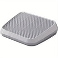 Non-Slip Cat Litter Box Ramp with Washable Trapping Grids & Double Layer Mat - Sturdy ABS Plastic Pet Steps with Anti-Leakage De