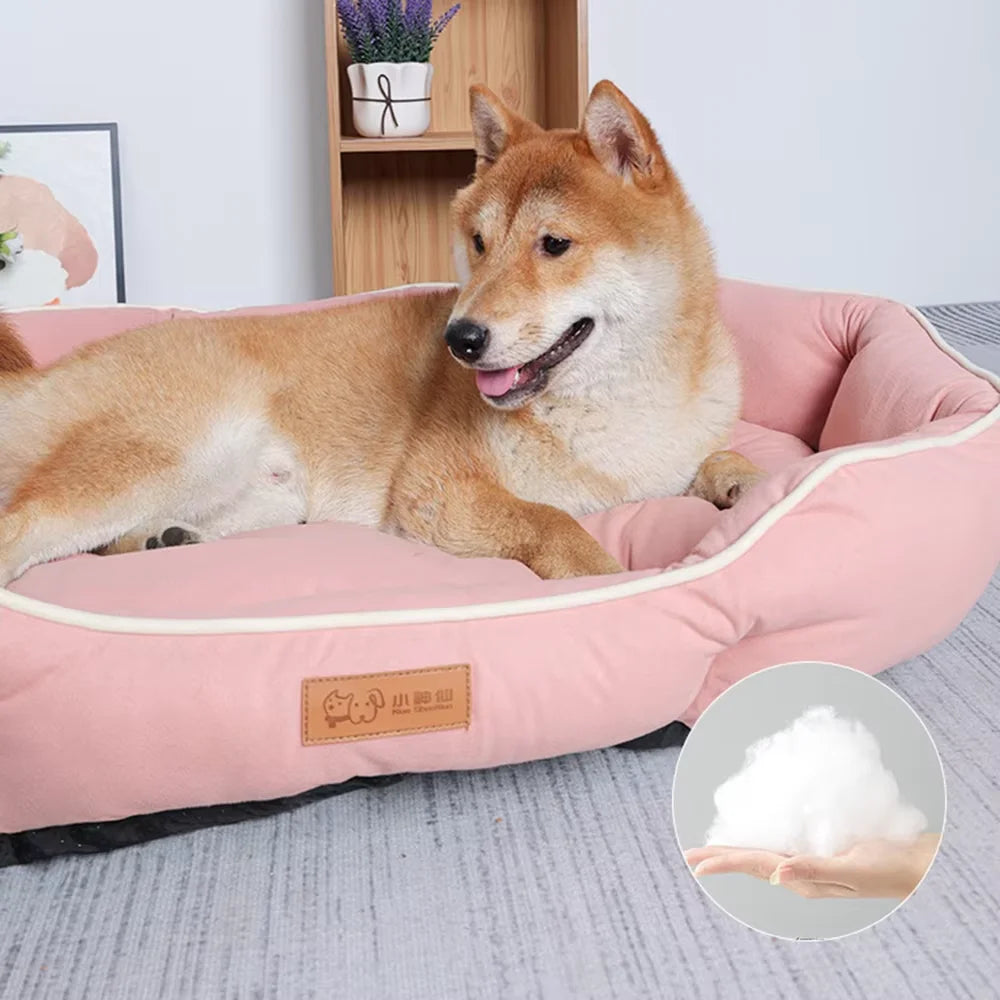 Pet Sofa Large Dog Bed Big Space Sofa Sleeping Mat Winter Warm Cushion