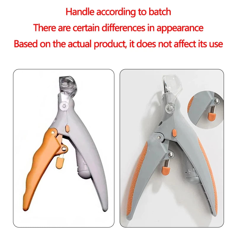 LED Light Dual-Sided Pet Nail Clippers for Cats And Dogs 5x Magnification Easy Nail Trimming Tool for Your Furry Friends