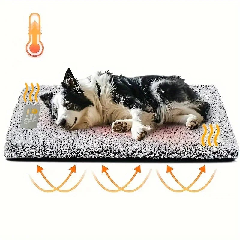 Winter Warming Pet Mattress, Super Warm Cat And Dog Pad, Washable And Non-Slip Mat, for Small to Large Dogs And Cats