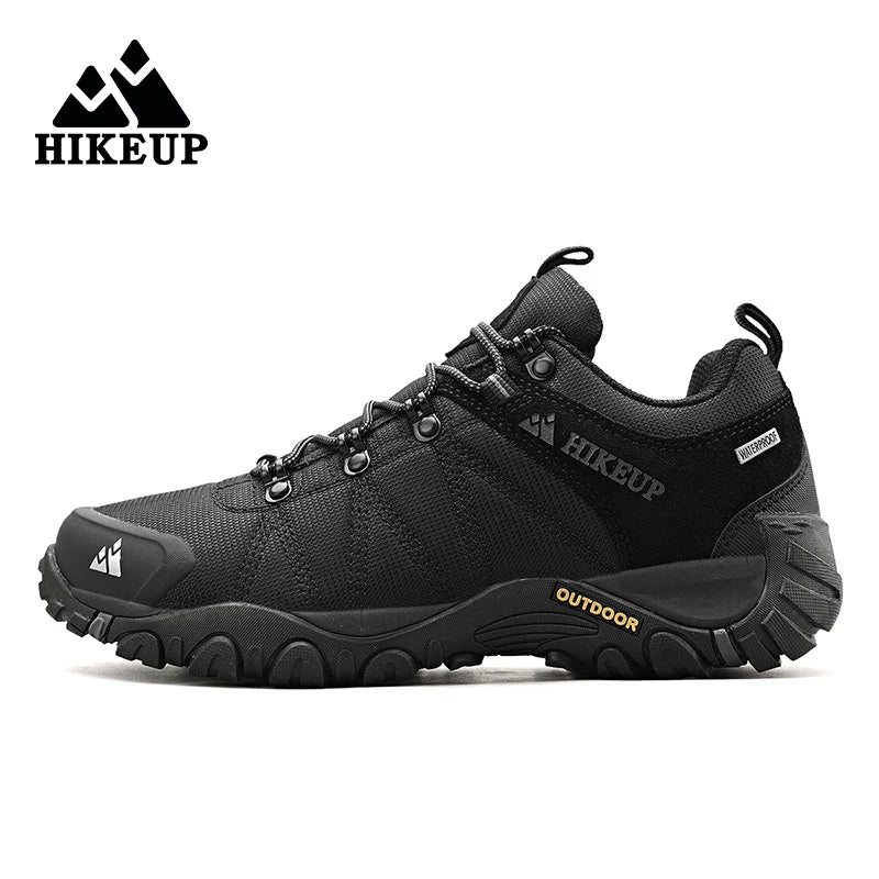 HIKEUP Non-slip Men Hiking Shoes Breathable Outdoor Wear Resistant Splashproof Climbing
