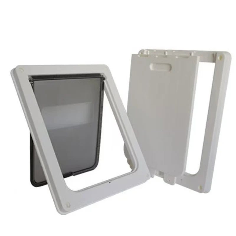 Strong Lockable Dog Door with Privacy Protection Flap Pet Dog Door For Big Small Dogs Pet Safety Doors Easy to Install
