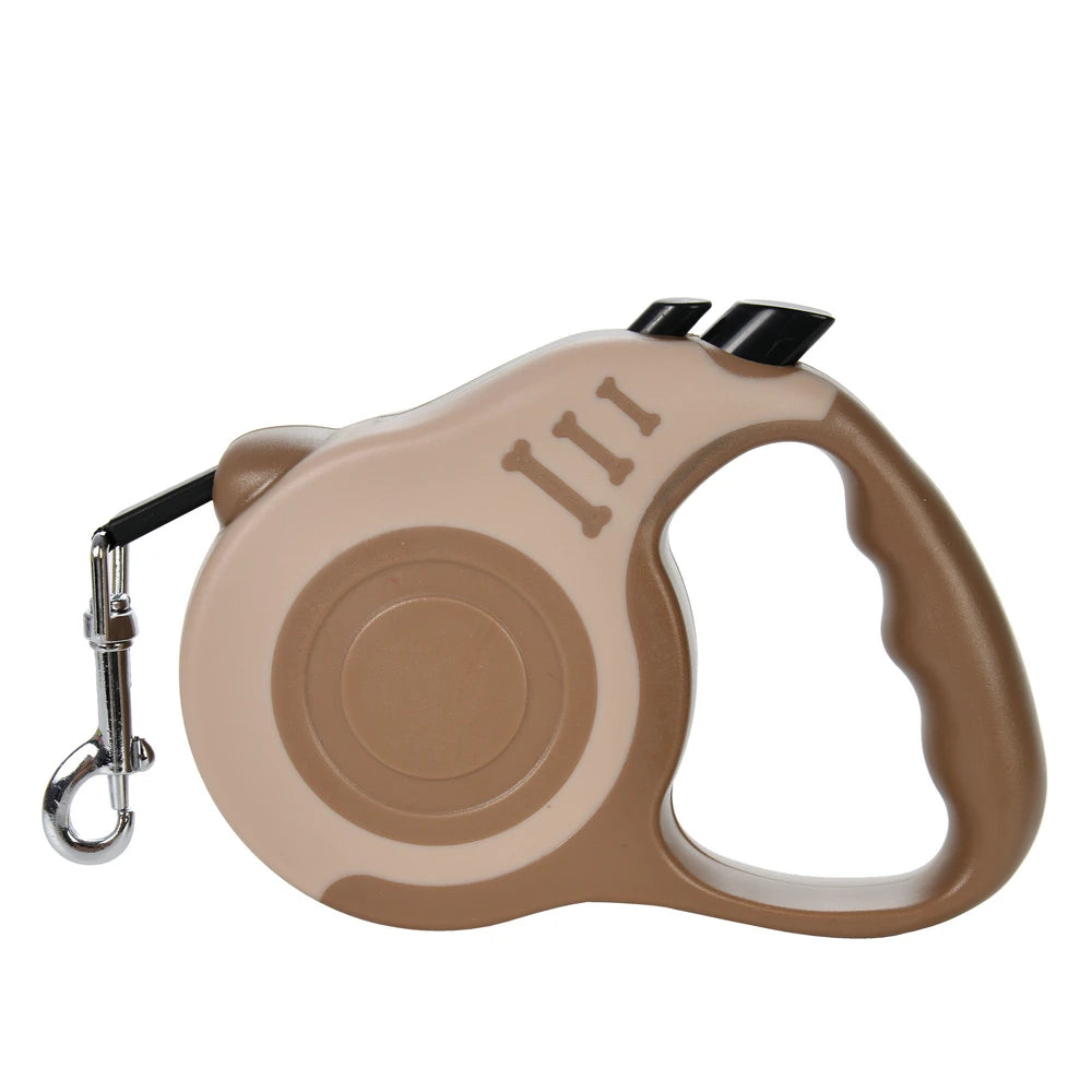 3m 5m Dog Leash for Small Dogs Cat Automatic Retractable Durable Nylon Lead Outdoor Travel Walking Hiking