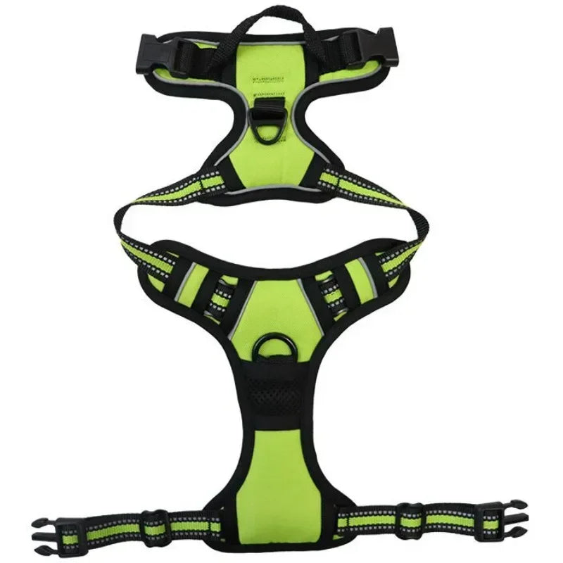 Reflective Adjustable Breathable Vest Chest Strap for Small Medium Large Dogs Pet Harness Cat