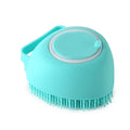 Puppy Big Dog Cat Bath Massage Gloves Brush Soft Safety Silicone