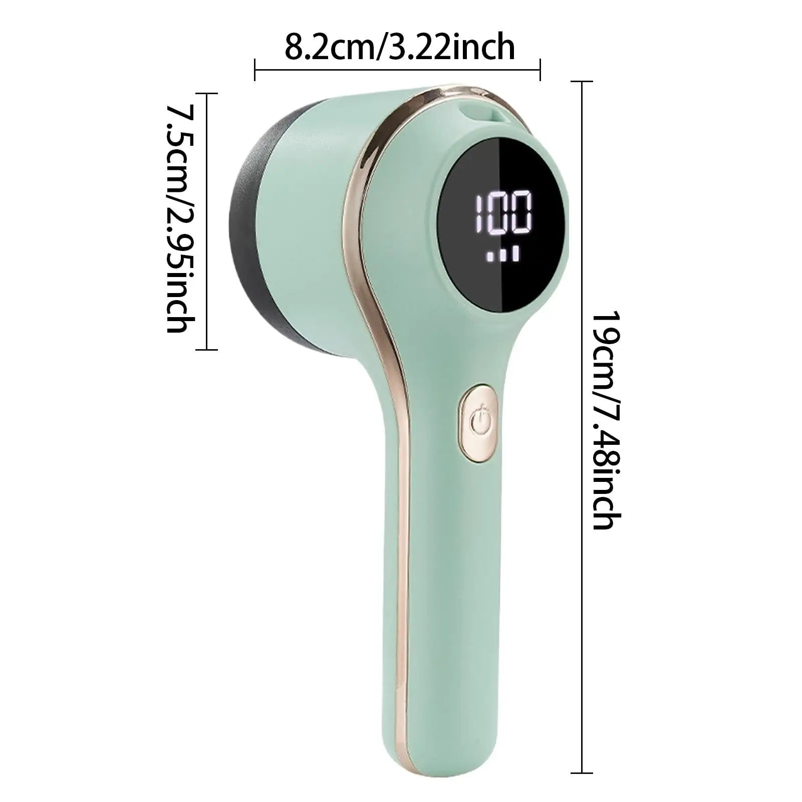 Portable Lint Remover Electric USB Clothes Cleaning Brush with LED Digital