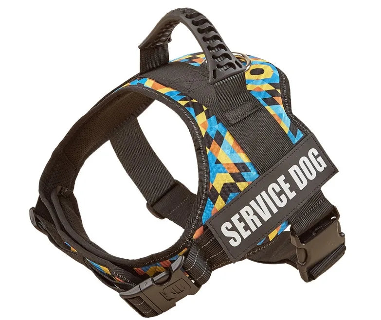 New Dog Harness High Quality Nylon Adjustable Custom ID Dog Name Small Large Dog Vest Harness