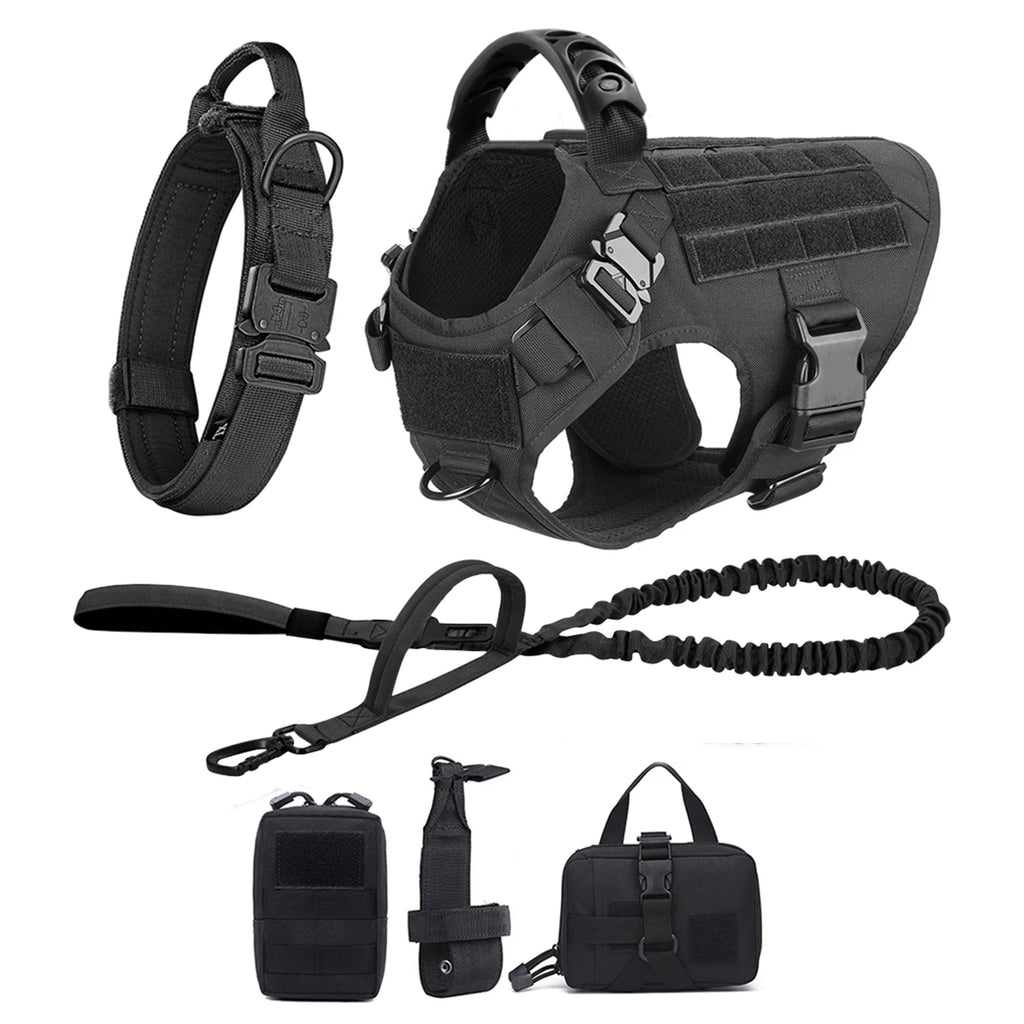 Harness And Leash Set Pet  Training Walking Vest Dog Harness And Collar For Medium Large Dogs