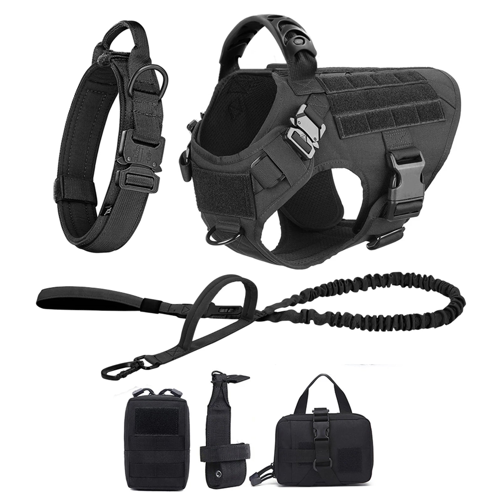 Harness And Leash Set Pet  Training Walking Vest Dog Harness And Collar For Medium Large Dogs