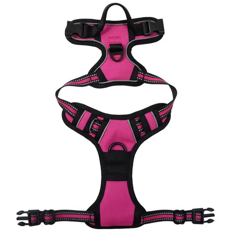 Reflective Adjustable Breathable Vest Chest Strap for Small Medium Large Dogs Pet Harness Cat