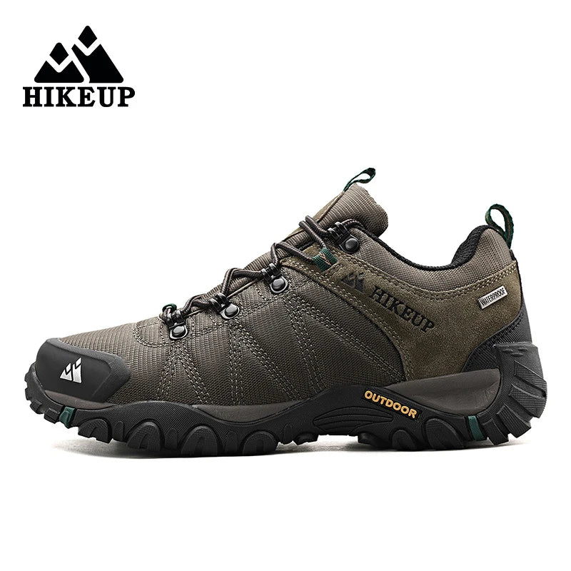 HIKEUP Non-slip Men Hiking Shoes Breathable Outdoor Wear Resistant Splashproof Climbing