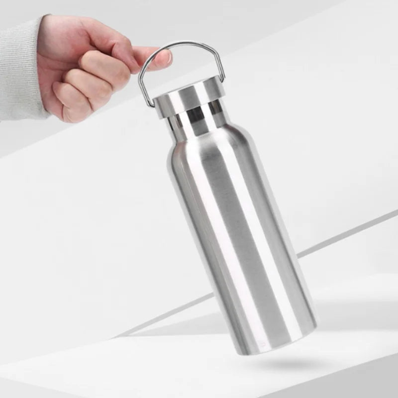 Stainless Steel Water Bottle 1 Liter Free Shipping, Drink Bottle for Sport Travel Cups,  500 750 1000ml Water Bottles