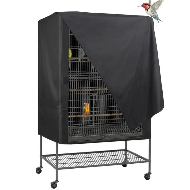 Bird Cage Cover Waterproof Dustproof Oxford Cloth Cage Cover Protective Bird Cage Two Handle Top Design Adjustable