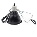 Reptile Pet Heat Lamp Holder Lampshade with Clip for UVA/UVB Bulb 300 Watt Reptile Heating Guard for Lizard Turtle Spider Chick