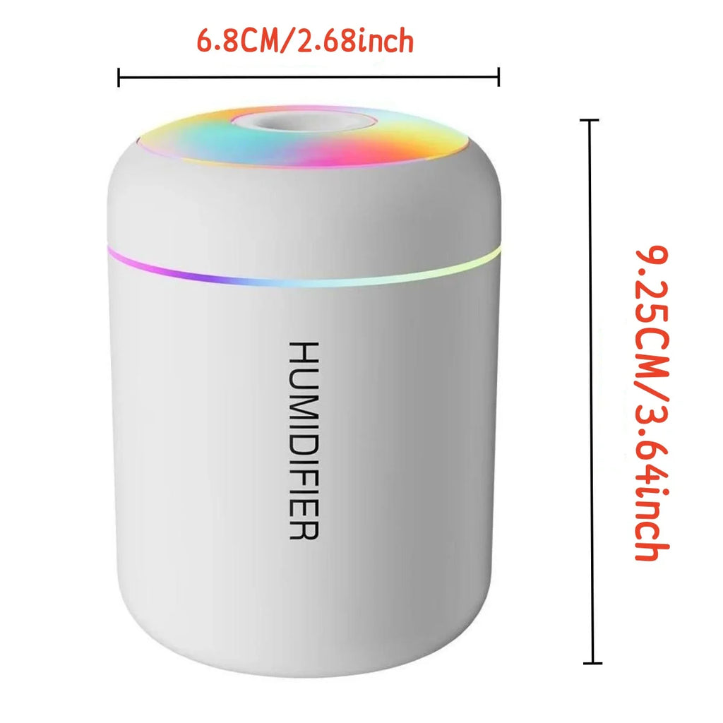 180ML Mini Air Humidifier USB Electric Aroma Diffuser Essential Oil Purifier Aromatherapy Mist Maker Lights For Home Bedroom