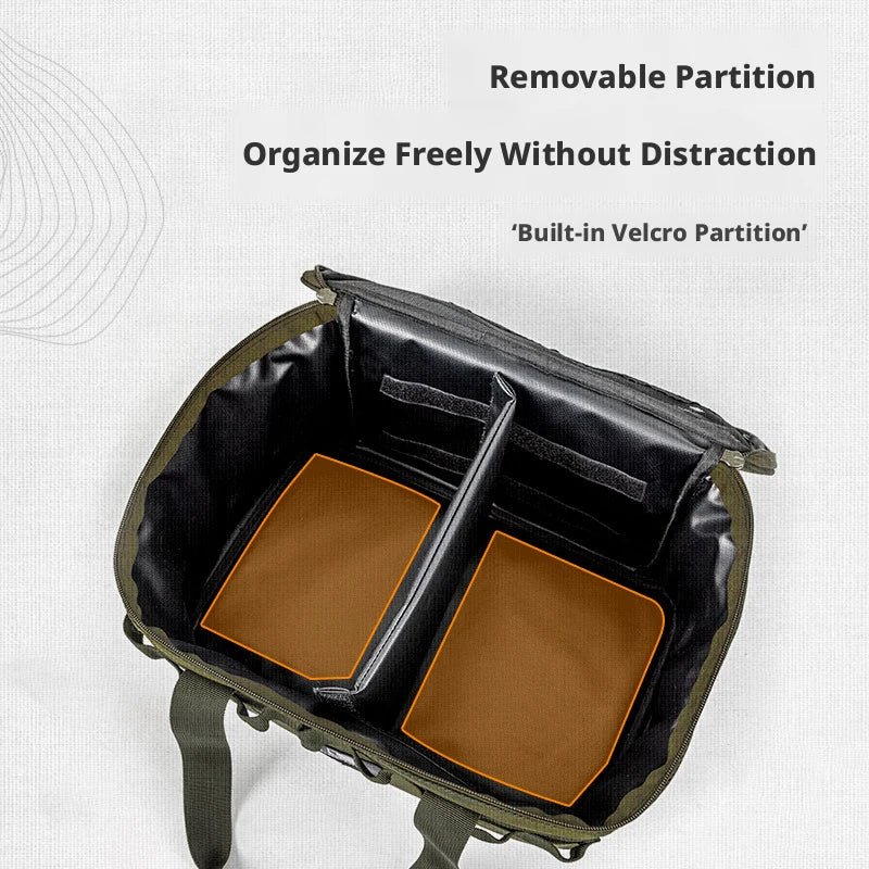 Hikeman Outdoor camping equipment storage bag large capacity portable, shockproof gas canisters cassette stoves and tools